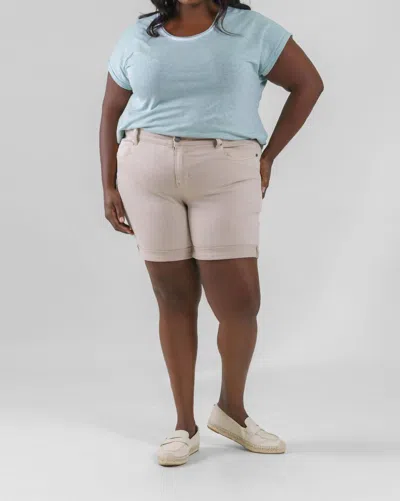 Lyssé Classic Linen Top In Tranquil Blue In Multi