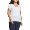 Lyssé Lysse Classic Scoop Neck T-shirt In White