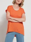 Lyssé Classic Tee In Orange