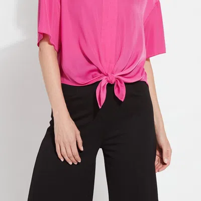 Lyssé Cleo Tie Up Top In Multi