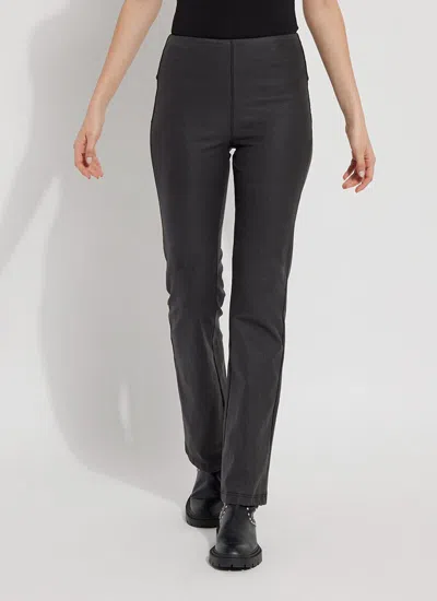 Lyssé Coated Baby Bootcut (32" Inseam) In Black