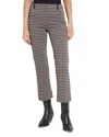 Lyssé Colleen Metallic Ankle Pants In Black