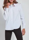 Lyssé Connie Slim Fit Button-up Shirt In White