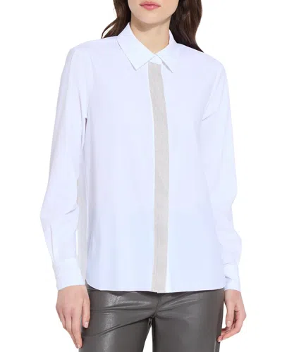 LYSSÉ LYSSÉ CONNIE MICRO BEADED SHIRT