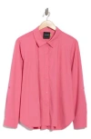 Lyssé Lysse Connie Roll Tab Button-up Shirt In Pink