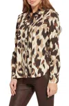 Lyssé Connie Slim Button Down Shirt In Multi In Beige
