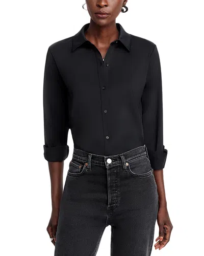 LYSSÉ CONNIE SLIM BUTTON-UP SHIRT
