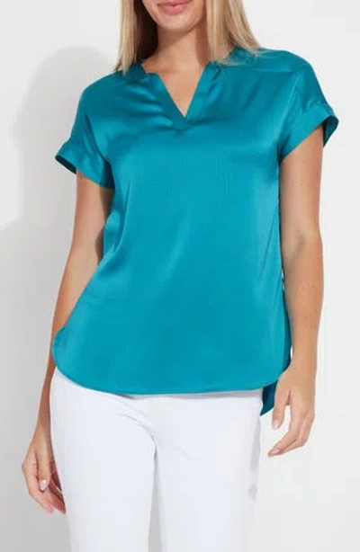 Lyssé Lysse Coraline V-neck Top In Green