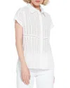 Lyssé Cornet Cotton Eyelet Top In White