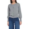 Lyssé Lysse Cosette Merino Wool Cardigan In Gray