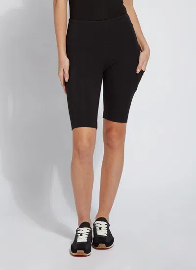 Lyssé Cotton Biker Short In Black