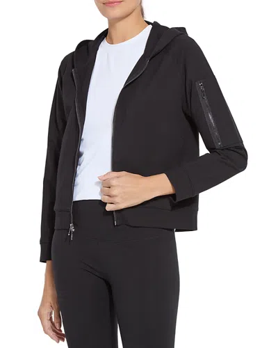 Lyssé Cotton Zip Up Hoodie Sweatshirt