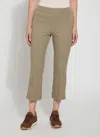 Lyssé Womens High Rise Cropped Bootcut Pants In Multi