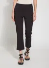 Lyssé Cropped Amanda Bootcut Pants In Black In Black