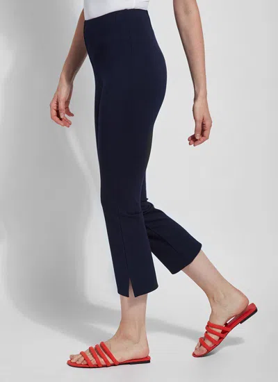 Lyssé Cropped Kick Flare (24" Inseam) In Blue