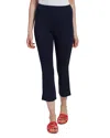 Lyssé Cropped Kick Flare Pants In True Navy