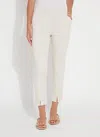 Lyssé Cropped Rosalie Trouser (26" Inseam) In White