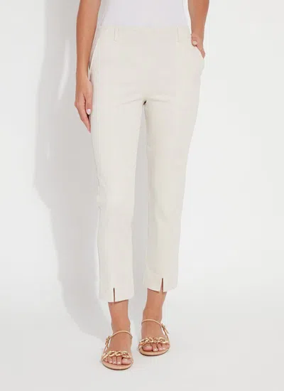 Lyssé Cropped Rosalie Trouser (26" Inseam) In White