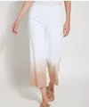 Lyssé Cropped Wide Leg Ombre Pants In Multi In Multi