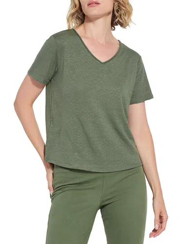 Lyssé Cyrus Boxy Fit Top In Green