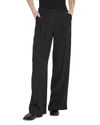 Lyssé Darcy Pleated Wide Leg Trousers In Black