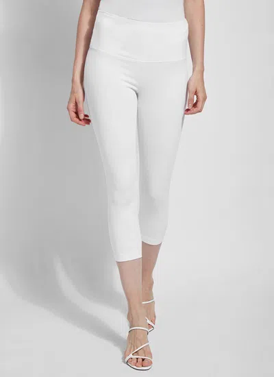 Lyssé Denim Capri (21" Inseam) In White