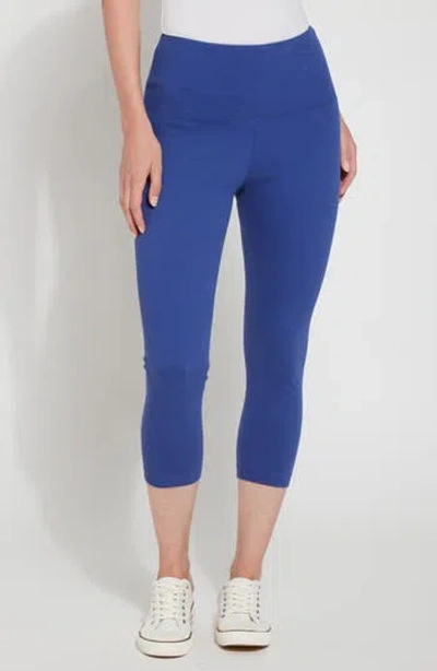 Lyssé Denim Capri In Ultra Blue