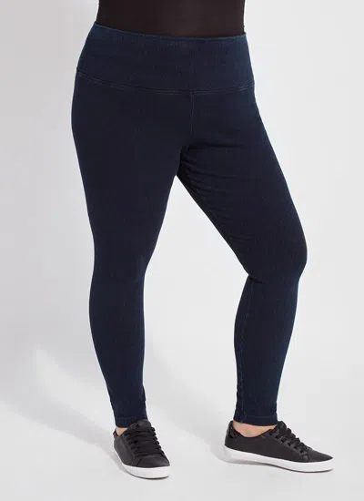 Lyssé Denim Legging Curvy In Purple