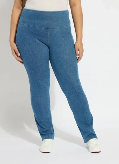 Lyssé Denim Straight Leg Curvy (30" Inseam) In Blue