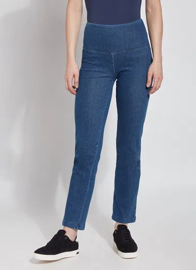 Lyssé Denim Straight Leg Curvy In Blue
