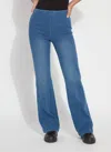 Lyssé Denim Trouser (plus Size, 33" Inseam) In Blue