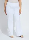 Lyssé Denim Trouser (plus Size, 33" Inseam) In White