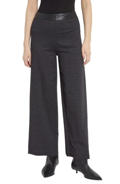 Lyssé Lysse Denver High Waist Ankle Wide Leg Ponte Pants In Black