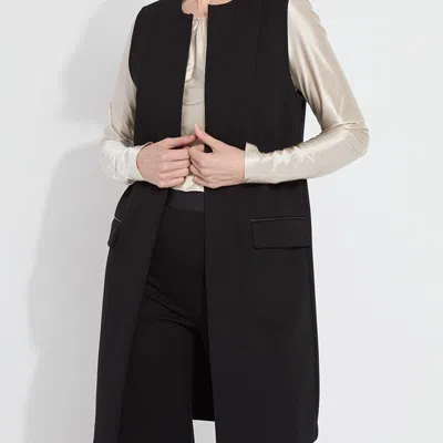 Lyssé Denver Sleeveless Coat In Black