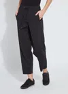 Lyssé Desi Neoprene Barrel Jogger In Black