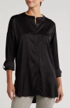 Lyssé Lysse The Eco Satin Shirt In Black
