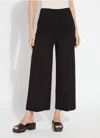 Lyssé Ellis Hi Waist Culottes In Black In Black
