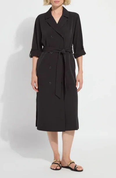 Lyssé Lysse Ellison Convertible Trench Dress In Black