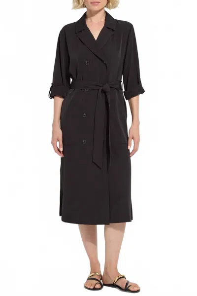 Lyssé Lysse Ellison Convertible Trench Dress In Black