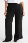 Lyssé Lysse Ellison Pull-on Wide Leg Pants In Black