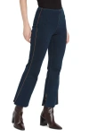Lyssé Eloise Slim Flare Pant With Piping In Indigo In Indigo