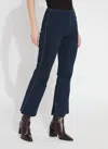 Lyssé Eloise Slim Flare Pant With Piping In Indigo