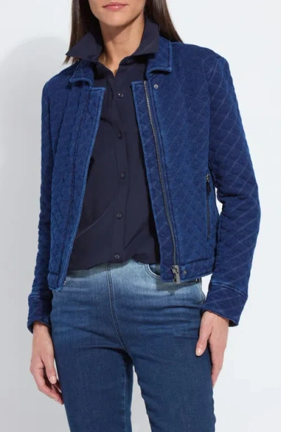LYSSÉ LYSSE ELORA QUILT JACQUARD KNIT JACKET