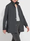 Lyssé Elsa Quilted Jersey Jacket In Gray