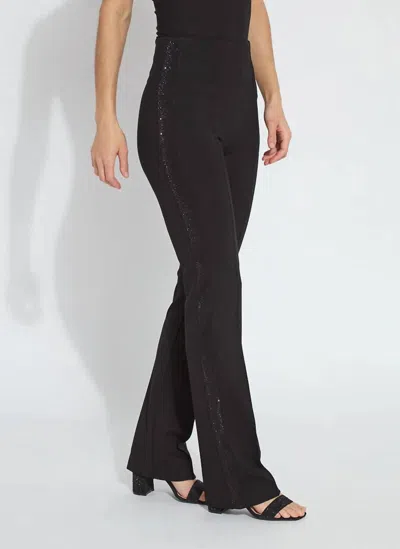 Lyssé Elysse Embellished Crystal Pants In Black