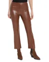 Lyssé Earthen Leather Pant In Dark Camel In Whiskey