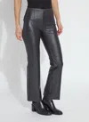 Lyssé Elysse Foiled Leather Pant In Black