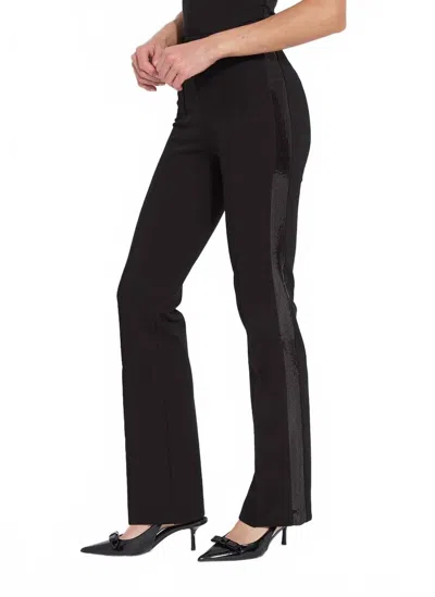 Lyssé Elysse Sequin Embellished Pant In Black Sequin