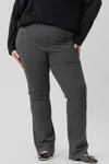Lyssé Elysse Straight Leg Pants - Plus In Dark Grey In Gray
