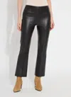 Lyssé Ankle Elysse Vegan Leather Pants In Black